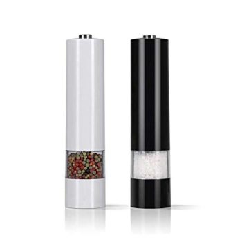 GOURMETmaxx |Zout- en pepermolen 2 TLG. Met keramische molen en LED-verlichting
