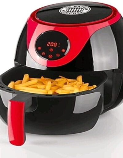 FCB heteluchtfriteuse 3l 1300W zwart_rood