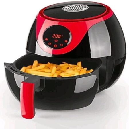 FCB heteluchtfriteuse 3l 1300W zwart/rood